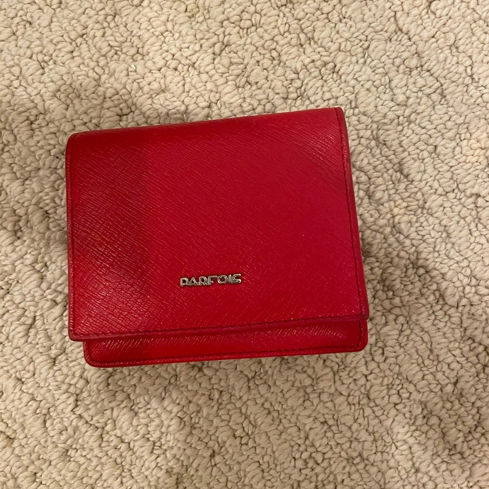 Red Patent Leather Wallet